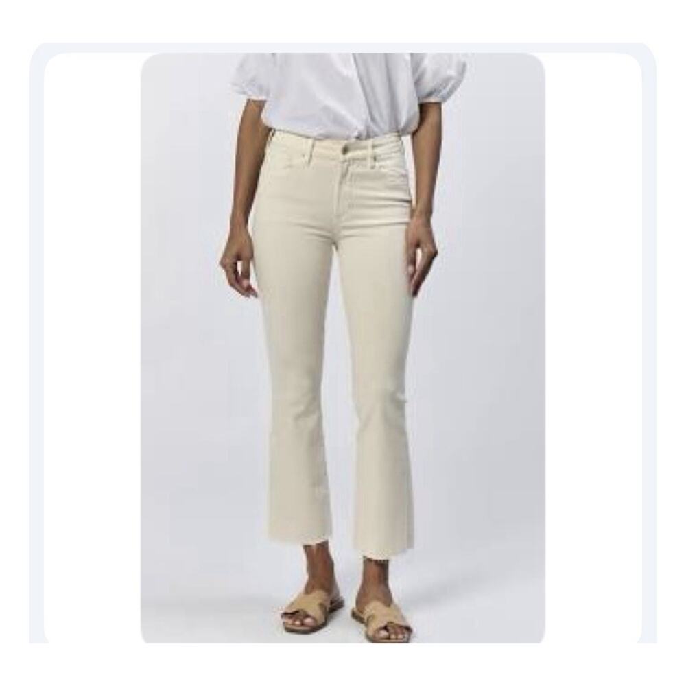 Dear John Jeanne crop kick Flare Light tan Size 25